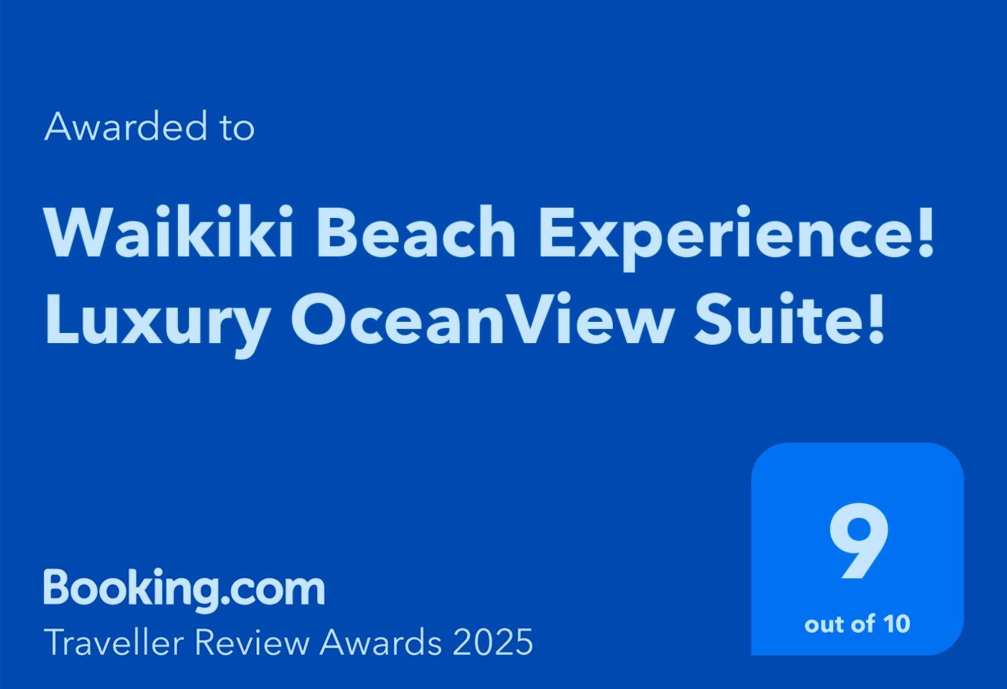 Waikiki Beach Experience! Luxury Oceanview Suite! Honolulu Exterior photo
